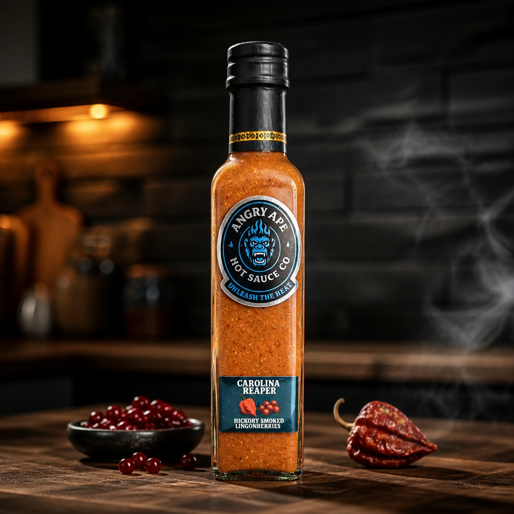 Carolina Reaper – Hickory Smoked Lingonberries